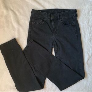 American Eagle Black Skinny Jeans 4 long